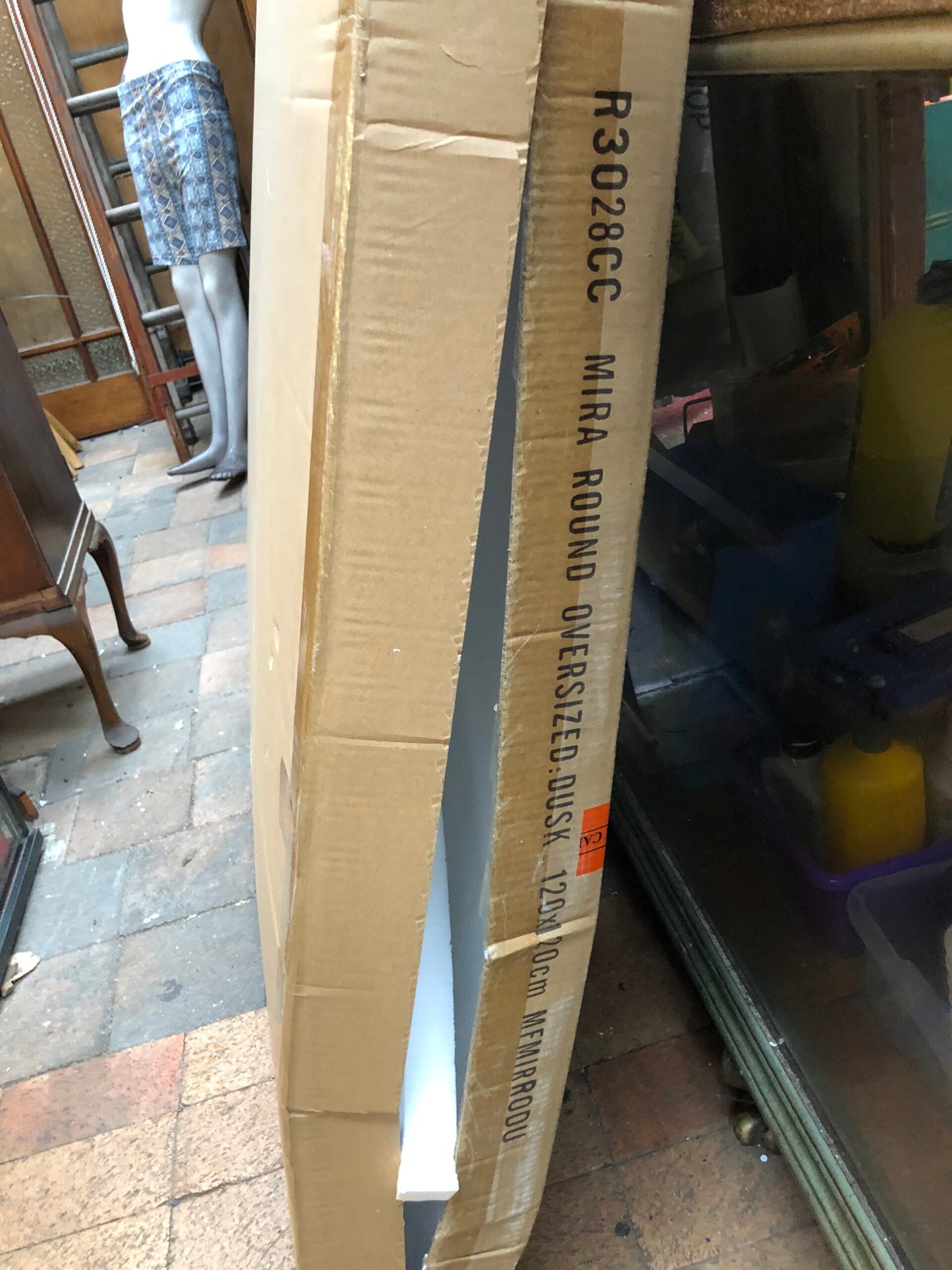 'MIRA Round Oversized Dusk' Mirror