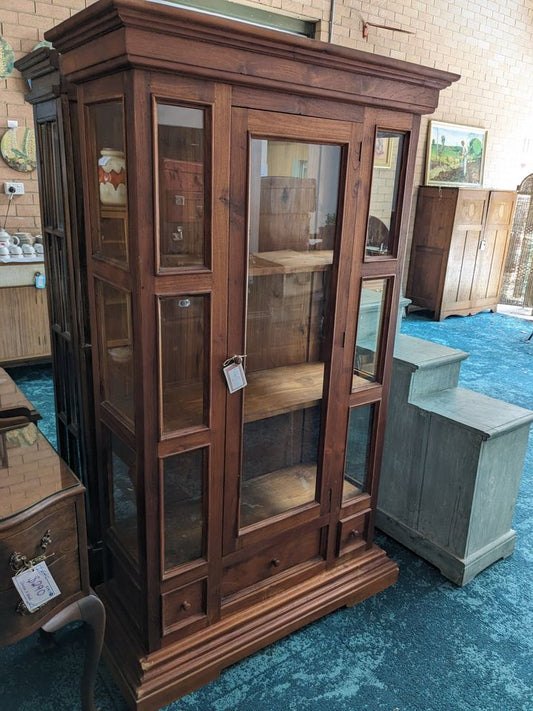 Glass Cabinet with Drawers + Delivery to Petersham